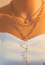 3 Layer Y-Chain Necklace - Image 3