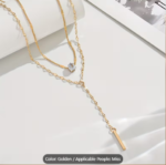 2 Layer Necklace (STONE /  BEADS) - Image 5