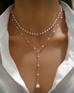 2 Layer Necklace (STONE /  BEADS)