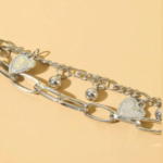 Double Heart Charm Bracelet - Image 5