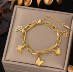 Butterfly Charm Bracelet