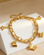 Butterfly Charm Bracelet - Image 4