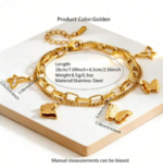 Butterfly Charm Bracelet - Image 2
