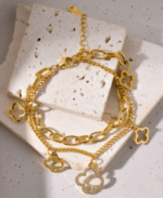 Four-Leaf Clover Bracelet