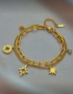 Star Double-Layer  Bracelet
