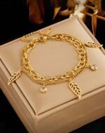 Leaf Pendant Bracelet - Image 5