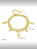 Leaf Pendant Bracelet - Image 3