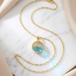 Whale Blue Ocean Pendant Necklace