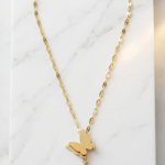 Butterfly Tassel Pendant Necklace