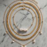 Pearl Gold Layered Necklace