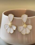 Floral Drop Earrings - Image 3