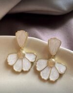Floral Drop Earrings - Image 4