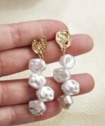 Baroque Pearls Earrings - Image 3