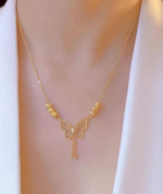 Golden Butterfly Pendant - Image 5