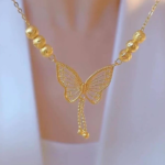 Golden Butterfly Pendant