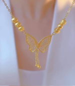 Golden Butterfly Pendant