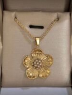 Bohemian Floral Pendant Necklace - Image 4