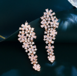 Light Pink Cubic Earrings