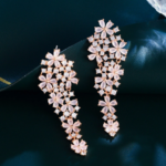 Light Pink Cubic Earrings