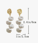 Baroque Pearls Earrings - Image 5