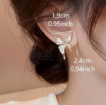 Light-luxury Butterfly Stud Earrings - Image 3