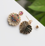 Chunky Dangle Colorful Earrings - Image 2