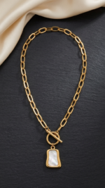 Retro Shell Pendant Necklace
