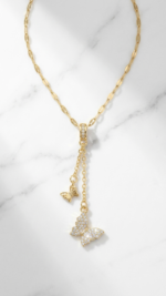 Butterfly Stainless Steel Necklace