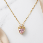 Crown Heart - Pink