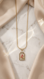 Gold Plated - Tulip Pendant Chain - Image 3