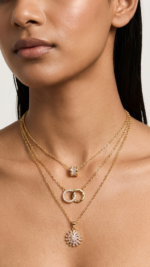 Double-Ring Pendant Necklace - Image 3