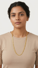 18K Gold Plated Stainless Steel Long Chain - Image 3