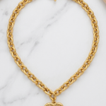 18K Gold Plated Heart Charm Pendant