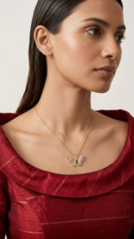 Butterfly Pendant Necklace - Image 5