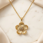 Bohemian Floral Pendant Necklace