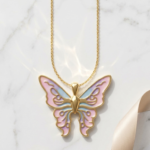 Symphony Butterfly Gold-Plated Chain.