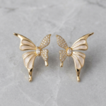 Light-luxury Butterfly Stud Earrings