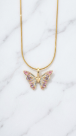 Butterfly Pendant Necklace