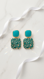 PURPLE COLOR EARRING DROP - Image 4