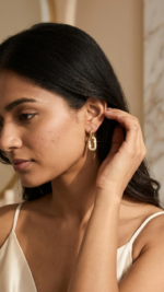 14K Gold Plated Elegant Earrings - Image 3