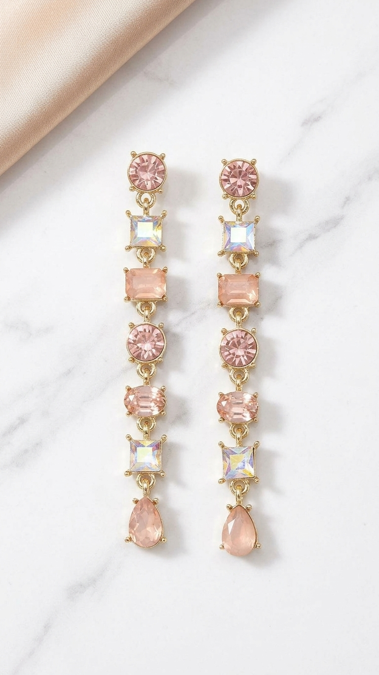 pomelli_photoshoot_image_9_16_0719 (12) Multistore Crystal Earrings - Image 1