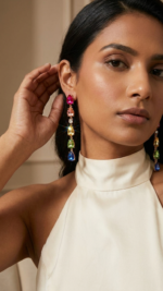 Colorful Tassel Earrings - Image 2