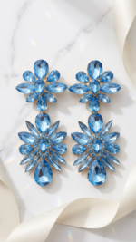 Exaggerated Floral Earrings