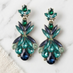 Colorful Vintage Palace Long Earrings