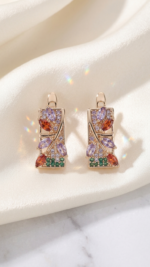 Inlaid Colorful - Mini Luxe Earrings