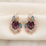 Purple Oval Shape - Mini Luxe