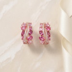 Sterling Silver Marquise Twist Earrings