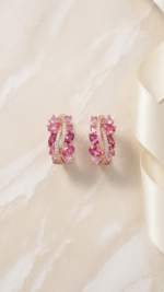 Sterling Silver Marquise Twist Earrings