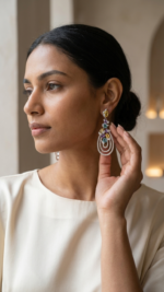 Sterling Silver Multicolored Dangle Earrings - Image 4