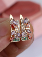 Inlaid Colorful - Mini Luxe Earrings - Image 2